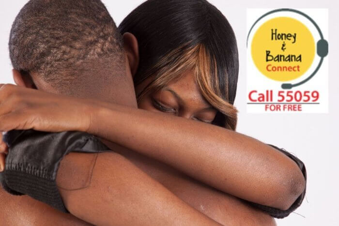 African couple embracing - image for article on contraceptive pills in Nigeria