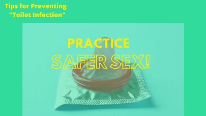 Image of open condom on green background - Condoms help prevent sexual infections