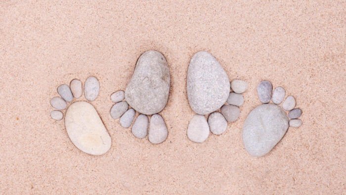 Photo of a ouples feet while they are having sex