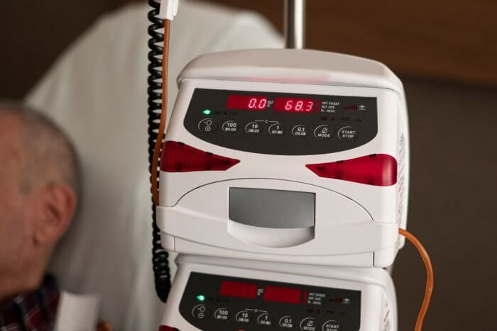 Patience dying during chemotherapy