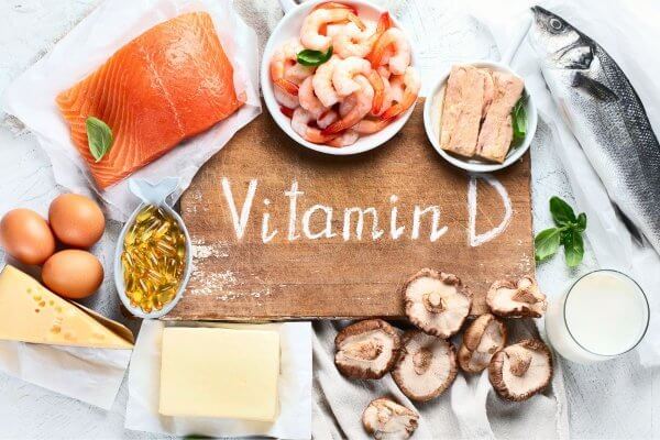 Foods rish in vitamin D that may help with ovulation pain