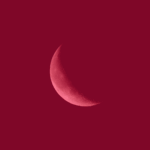 Sickle Cell disease image of a crescent or sickle moon