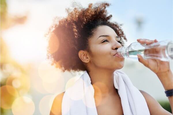 To successfully keep weight off after using ozempic, drinking water and exercise are key