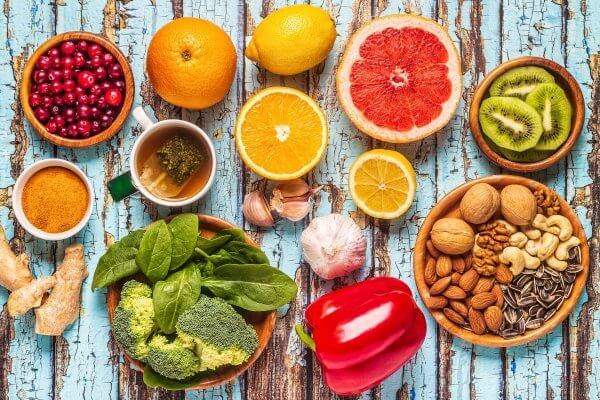 rich and varied diet contributes to a great immune system
