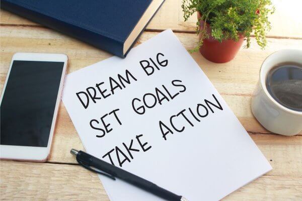 Setting goals before you start your workouts is key to success